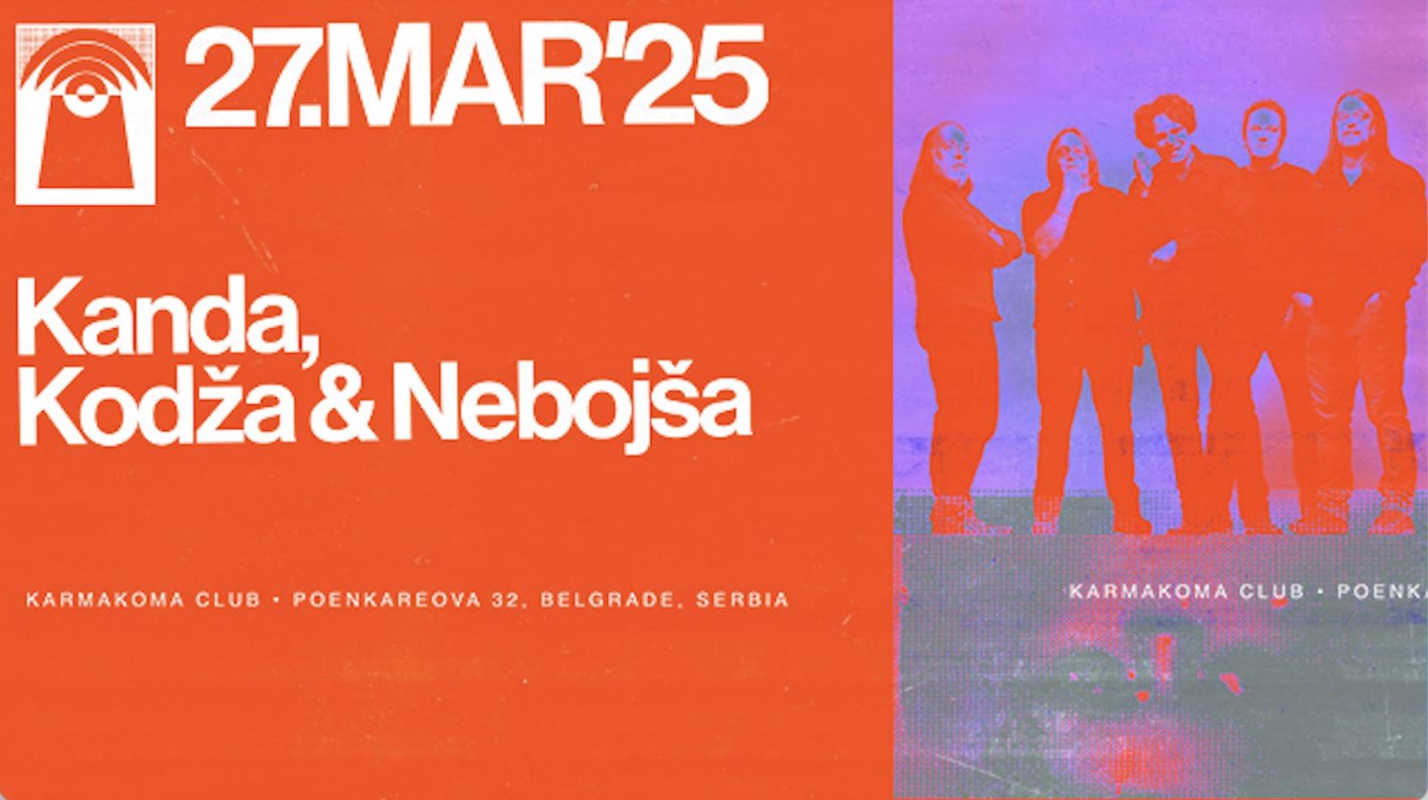 Kanda, Kodža i Nebojša na drugom „Koncertu za 200“ u Karmakomi